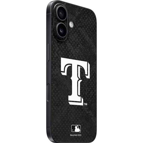 MLB Texas Rangers Jays Dark Wash iPhone 16 Skin