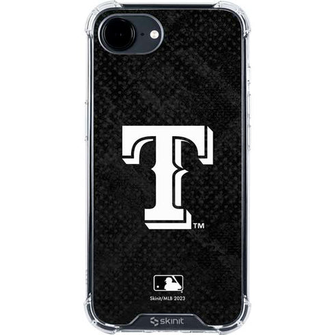 MLB Texas Rangers Jays Dark Wash iPhone 16e Clear Case