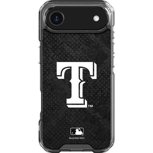 MLB Texas Rangers Jays Dark Wash iPhone 17 Air Clear Case