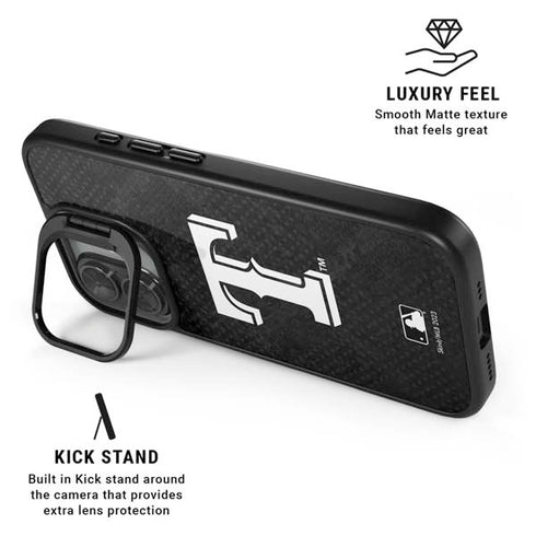 MLB Texas Rangers Jays Dark Wash iPhone 17 Kickstand Case