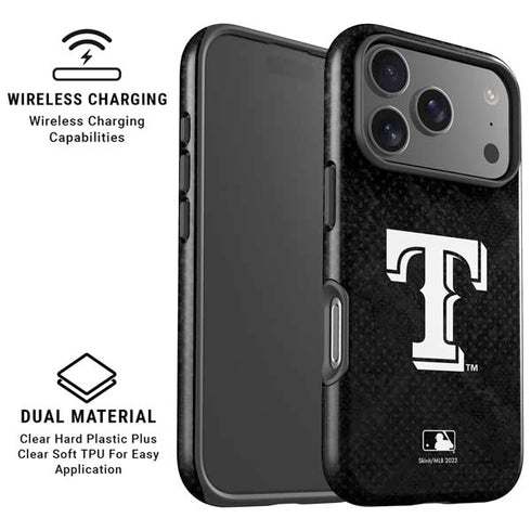 MLB Texas Rangers Jays Dark Wash iPhone 17 Pro Magsafe Impact Case