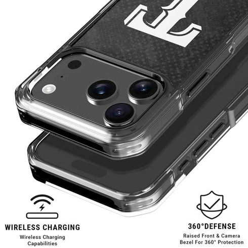 MLB Texas Rangers Jays Dark Wash iPhone 17 Pro Max Clear Case