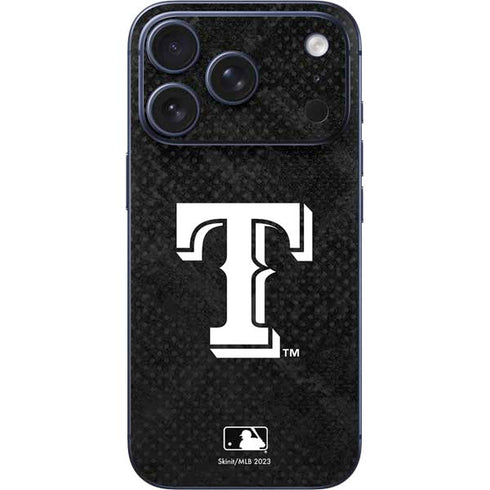 MLB Texas Rangers Jays Dark Wash iPhone 17 Pro Skin