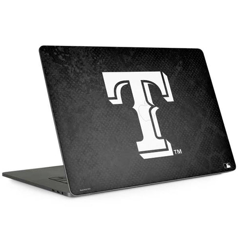 MLB Texas Rangers Jays Dark Wash MacBook Skins