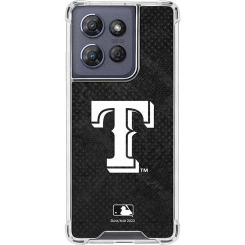 MLB Texas Rangers Jays Dark Wash Moto G Power 5G (2025) Clear Case