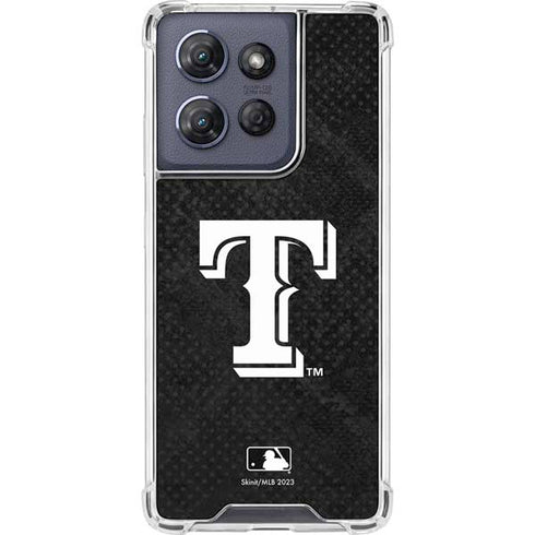 MLB Texas Rangers Jays Dark Wash Moto G Stylus 5G (2025) Clear Case