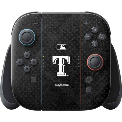MLB Texas Rangers Jays Dark Wash Nintendo Switch 2 (2025) Joy-Con Controller Skin
