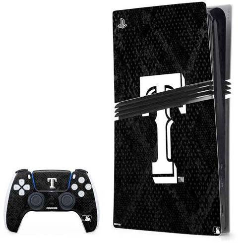 MLB Texas Rangers Jays Dark Wash PlayStation PS5 Skins