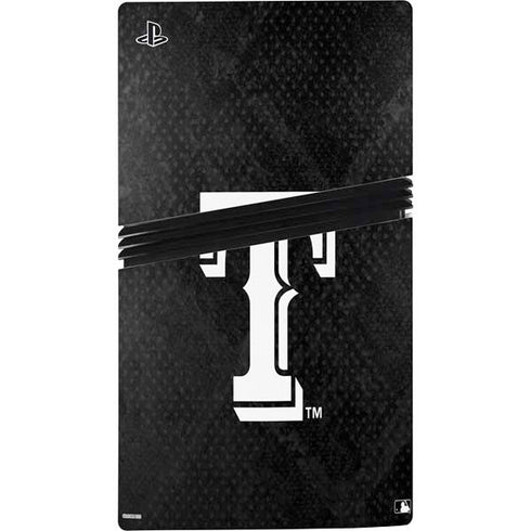 MLB Texas Rangers Jays Dark Wash PS5 Pro Console Skin