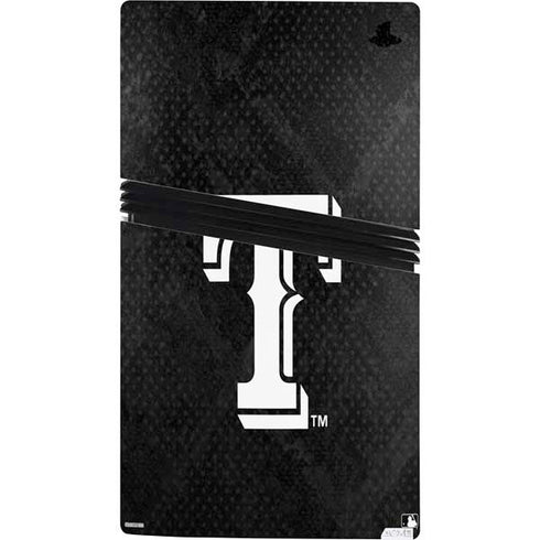 MLB Texas Rangers Jays Dark Wash PS5 Pro Console Skin