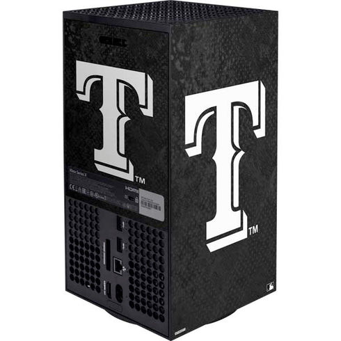MLB Texas Rangers Jays Dark Wash XBox Series X Digital Edition Bundle Skin