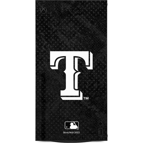 MLB Texas Rangers Jays Dark Wash XBox Series X Digital Edition Console Skin