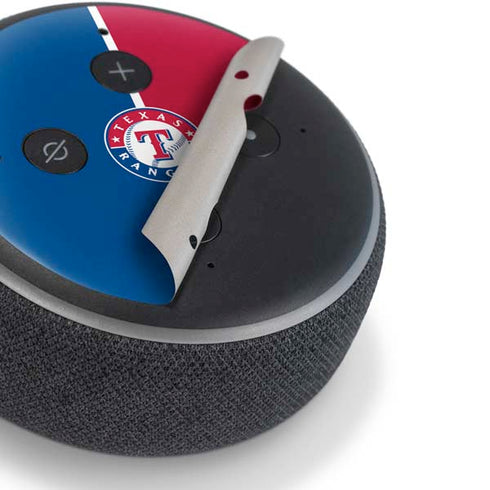 MLB Texas Rangers Split Amazon Echo Dot Skin