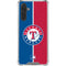 MLB Texas Rangers Split Galaxy A17 Clear Case