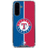 MLB Texas Rangers Split Galaxy A36 5G Clear Case