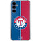 MLB Texas Rangers Split Galaxy A55 5G Clear Case