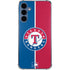 MLB Texas Rangers Split Galaxy A55 5G Clear Case