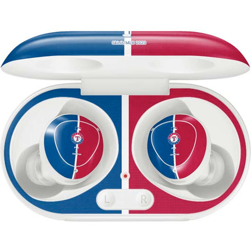 MLB Texas Rangers Split Galaxy Buds Plus Skin