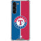 MLB Texas Rangers Split Galaxy S24 FE Clear Case