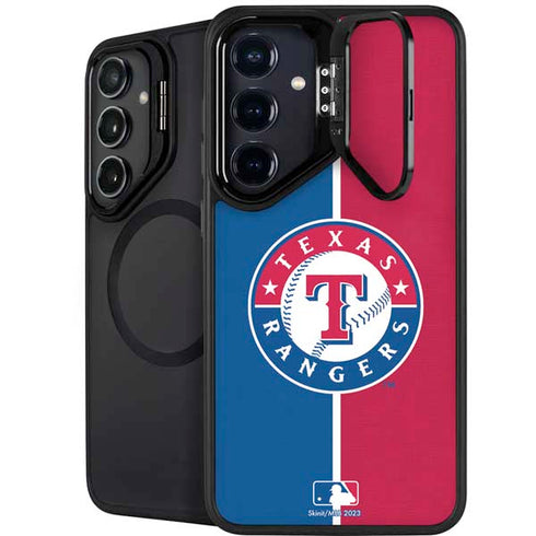 MLB Texas Rangers Split Galaxy S24 FE Kickstand Case