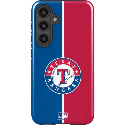 MLB Texas Rangers Split Galaxy S25 Impact Case