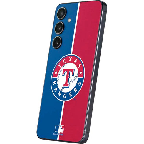MLB Texas Rangers Split Galaxy S25 Plus Skin
