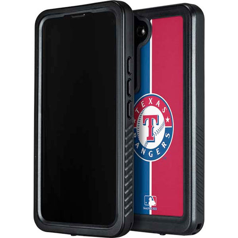 MLB Texas Rangers Split Galaxy S24 Plus Waterproof Case