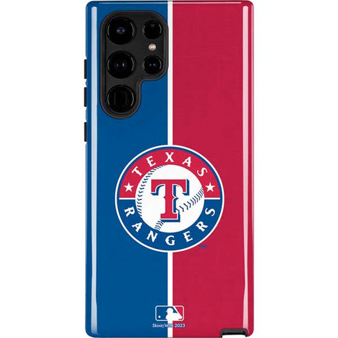 MLB Texas Rangers Split Galaxy S25 Ultra Impact Case