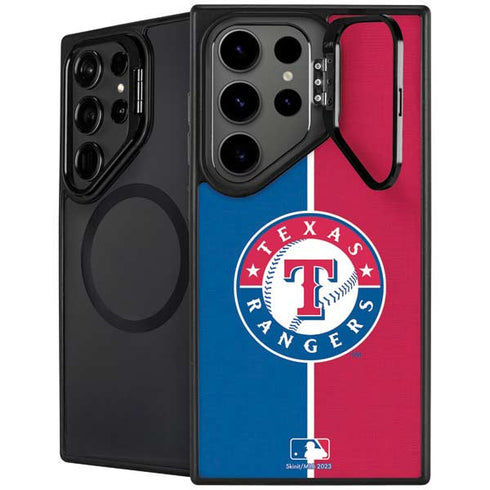 MLB Texas Rangers Split Galaxy S25 Ultra Kickstand Case