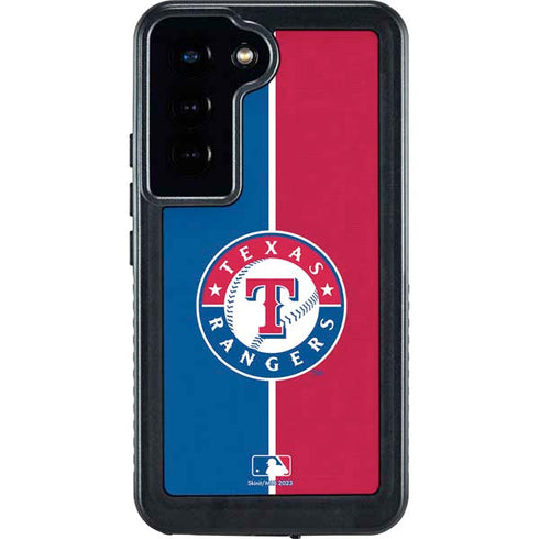MLB Texas Rangers Split Galaxy S24 Waterproof Case