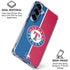 MLB Texas Rangers Split Galaxy S25 Clear Case