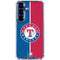 MLB Texas Rangers Split Galaxy S25 FE Clear Case
