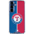 MLB Texas Rangers Split Galaxy S25 FE Clear Case