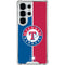 MLB Texas Rangers Split Galaxy S25 Ultra Clear Case