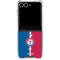 MLB Texas Rangers Split Galaxy Z Flip7 Clear Case