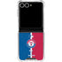 MLB Texas Rangers Split Galaxy Z Flip7 Clear Case