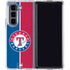 MLB Texas Rangers Split Galaxy Z Fold5 5G Clear Case