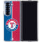 MLB Texas Rangers Split Galaxy Z Fold6 Clear Case