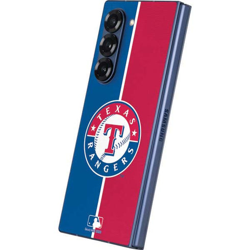 MLB Texas Rangers Split Galaxy Z Fold6 Skin