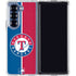MLB Texas Rangers Split Galaxy Z Fold7 Clear Case