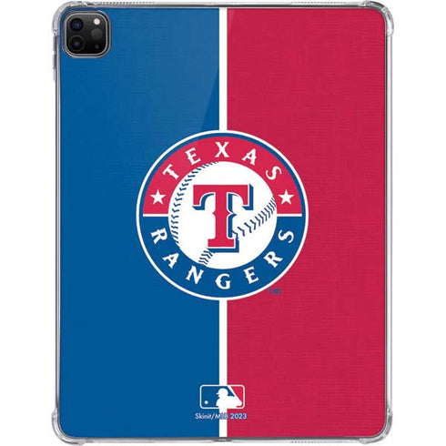 MLB Texas Rangers Split iPad Pro 11in (2024) Clear Case
