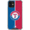 MLB Texas Rangers Split iPhone 12 Mini Clear Case