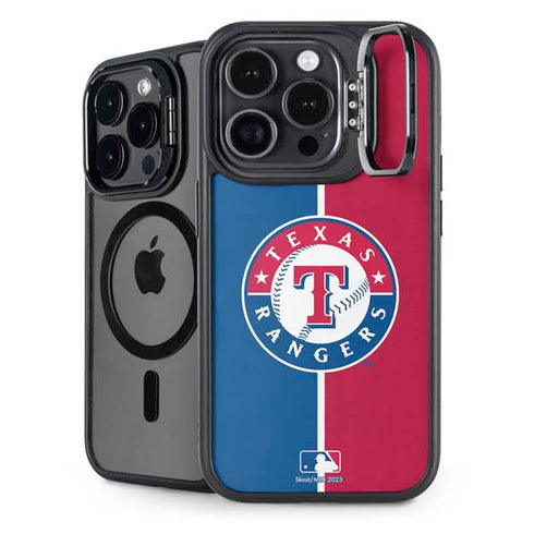 MLB Texas Rangers Split iPhone 14 Pro Max Kickstand Case