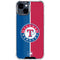 MLB Texas Rangers Split iPhone 15 Clear Case