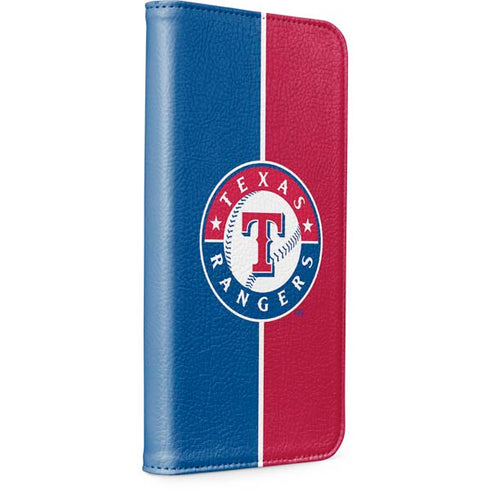 MLB Texas Rangers Split iPhone 15 Plus Folio Case