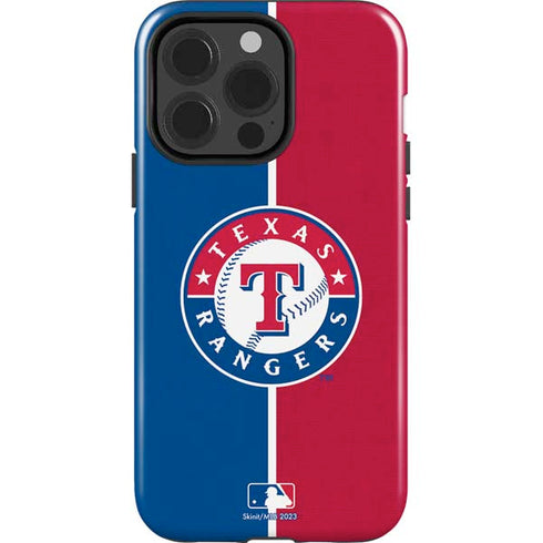 MLB Texas Rangers Split iPhone 15 Pro Impact Case