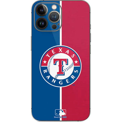 MLB Texas Rangers Split iPhone 15 Pro Max Skin