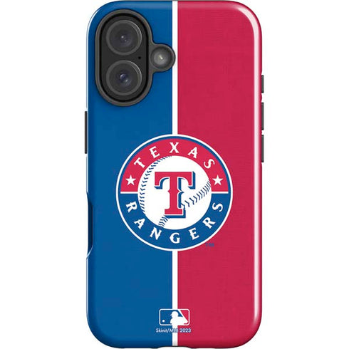 MLB Texas Rangers Split iPhone 16 Impact Case