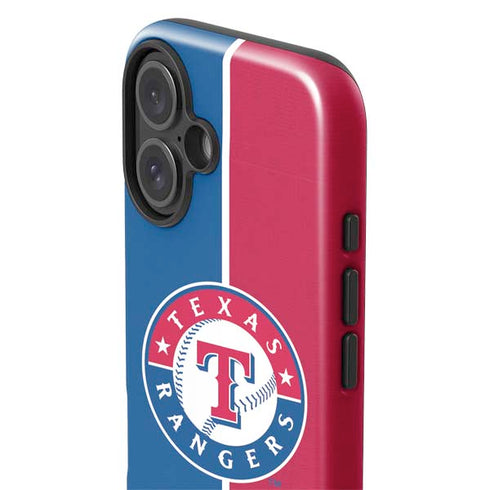 MLB Texas Rangers Split iPhone 16 Impact Case