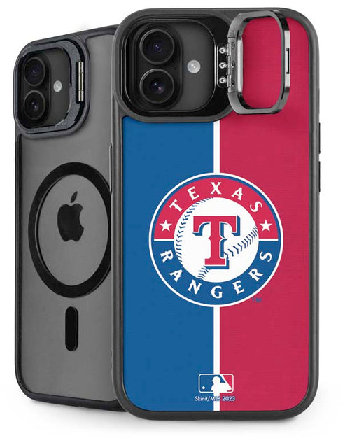 MLB Texas Rangers Split iPhone 16 Kickstand Case